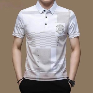 Mens China Polo T-Shirt--white