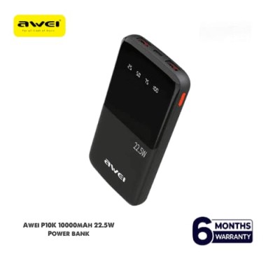 Awei P10K 10000mAh 22.5W PD Fast Charging PowerBank