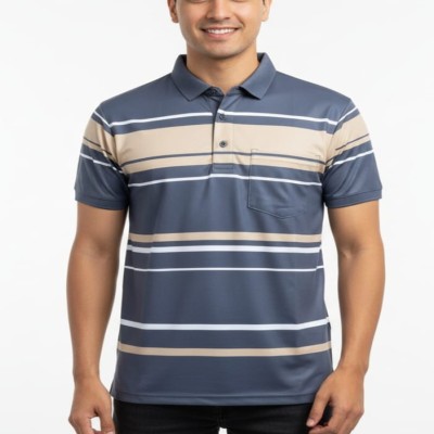 Mens China pocket Polo T-Shirt--ashe