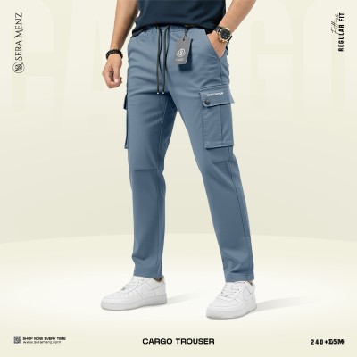 Mens Premium Cargo Trouser --ashblue