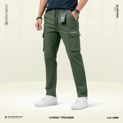Mens Premium Cargo Trouser --olive