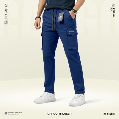 Mens Premium Cargo Trouser --navy-blue