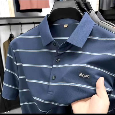 Premium Mens Polo T-Shirt (blue)