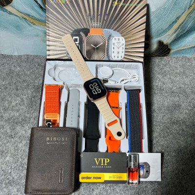 LAXASFIT W10 Smart Watch + (Free Card Holder & Vampire Blood Perfume)