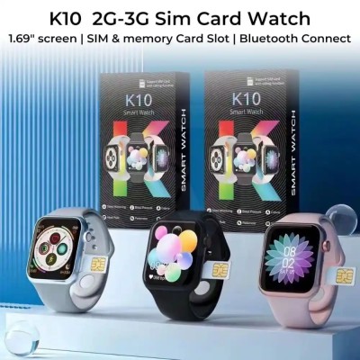 K10 Single SIM Smart Watch with Calling Function (P-1937)  পকেটে ফোন নেই? দরকার নেই! K10 Smart Watch-এ কল, মেসেজ, ক্যামেরা—সব আছে আপনার হাতে। ব্যস্ত জীবনে স্মার্ট সমাধান, এখন আরও সহজে।