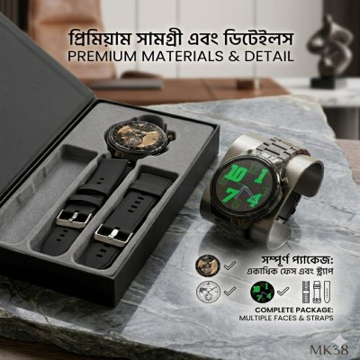 MK38 Germany Android Smart Watch – AMOLED Display, Fitness & Health Tracking