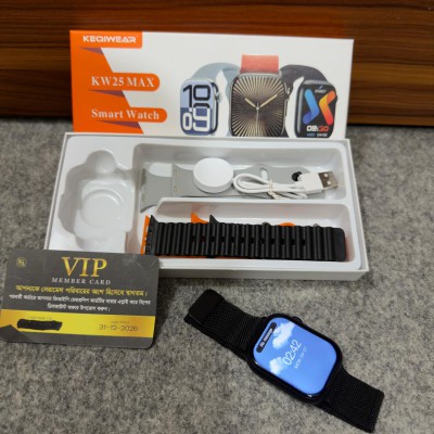 KEQIWEAR KW25 MAX Smart Watch (Free metal strep )--- BEST COMBO